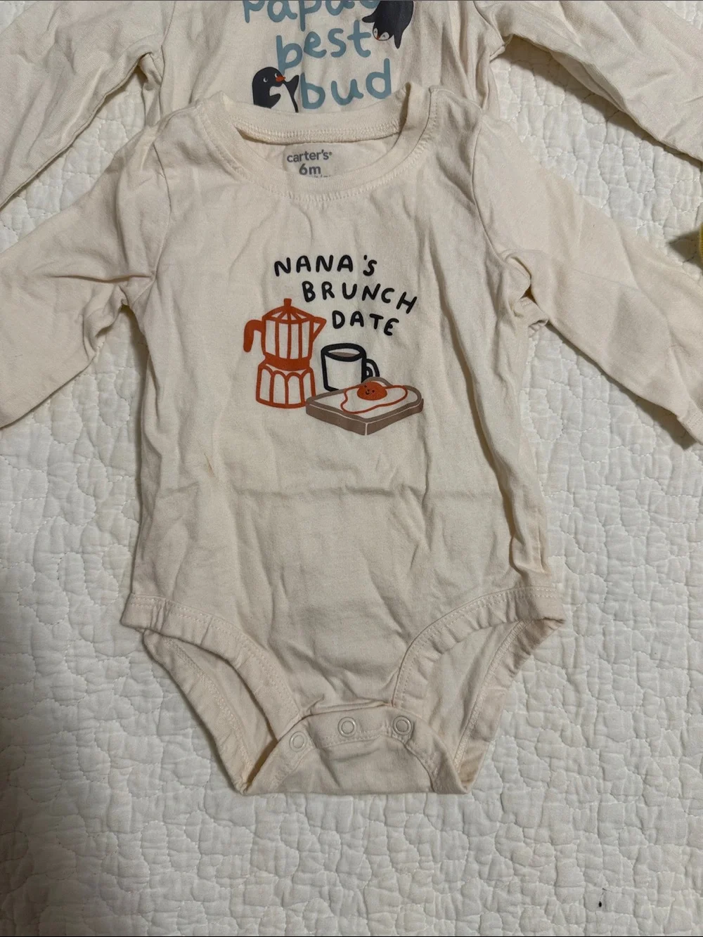 Mixed brands 6 packs Short-Sleeve and long sleeve 6 month Baby Bodysuits